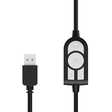 Гарнітура Media-Tech NEMESIS USB, Black-Red (MT3574) [401759]