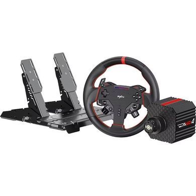 Кермо і педалі PXN VD4 Bundle for PC, 12кн., подв. педалі, кермо WAS 280мм (PXN-VD4 Bundle EU) [405564]