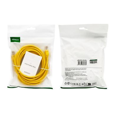 Мережевий кабель UGREEN Cat 5e U/UTP Lan Cable 5m (Yellow) (UGR-11233) [805466]