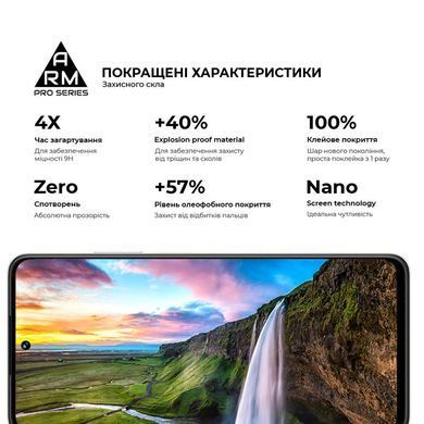 Захисне скло Armorstandart Pro для Realme C55 Black (ARM67931) [600656]