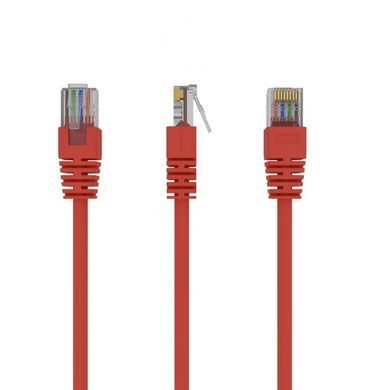 Патч-корд UTP Cablexpert литий, 50u "штекер із засувкою, 2 м, червоний (PP12-2M/R) [610083]