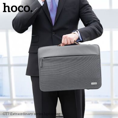 Сумка HOCO GT7 Extraordinary series laptop bag (14 inches) Space Gray (6942007648424) [803247]