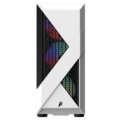 Корпус 1stPlayer White 600W (F3-A-WH-4F1-PS-600FK-EU) [618588]