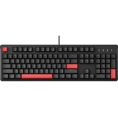 Клавіатура механічна Lemokey X3 104Key, Keychron Red, USB-A, QMK/VIA, Hot-Swap, EN/UKR, RGB, чорний (X3-H1-UA) [103710]