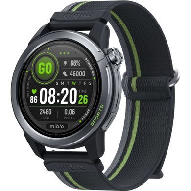 Смарт-годинник Mibro GS Active2 Dark Gray (XPAW024_Dark Gray) [611933]
