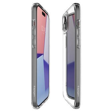 Чохол Spigen для iPhone 15, Crystal Hybrid, Crystal Clear (ACS06483) [18162]
