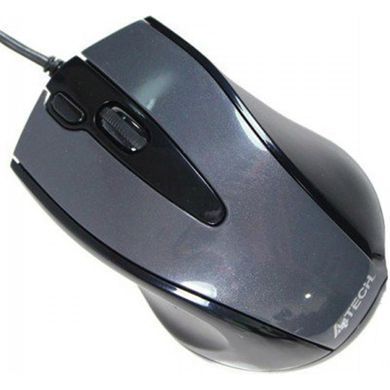 Миша A4Tech N-500F-1 Glossy Grey V-Track (N-500F-1 (Glossy Grey)) [606295]