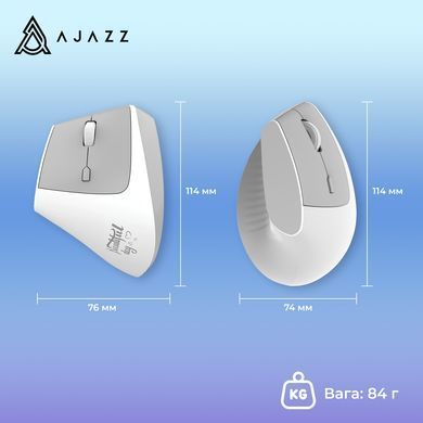Миша бездротова Ajazz i-300 White (i300-W) [618085]
