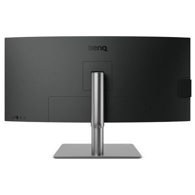 Монітор TFT 34" BenQ PD3420Q, IPS, WQHD, 2 x HDMI, DP, USB-C, USB-hub, HAS, колонки, темно-сірий (9H.LJHLB.QPE) [400453]