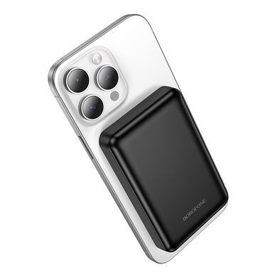 Зовнішній акумулятор BOROFONE BJ82 Dawn magnetic power bank(5000mAh) Black (6941991124792) [806424]