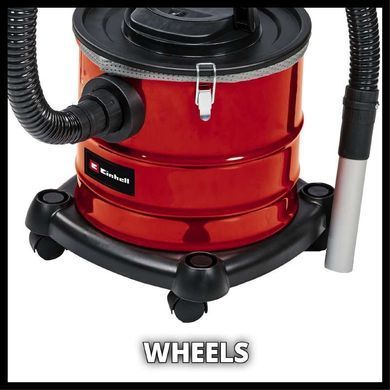 Пилосос професійний для золи Einhell TC-AV 1720 DW 1250Вт 175мБар контейнер 20л 3.7кг (2351666) [105628]