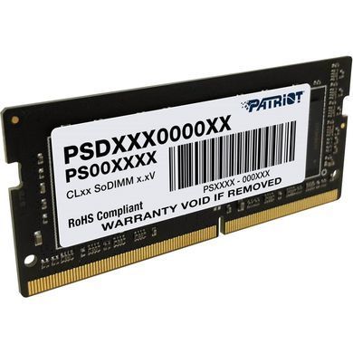 Модуль пам`яті SO-DIMM 16GB/2666 DDR4 Patriot Signature Line (PSD416G266681S) [611662]