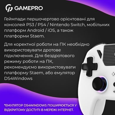 Геймпад GamePro White (GPS13W) [611127]