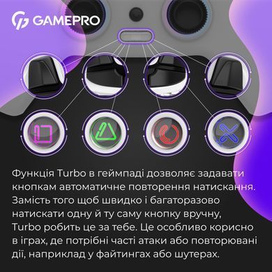 Геймпад GamePro White (GPS13W) [611127]
