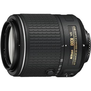 Об'єктив Nikon 55-200mm f/4-5.6G AF-S ED VR II AF-S NIKKOR (JAA823DA) [17738]
