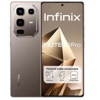 Смартфон Infinix (Note 50 Pro X6855 12/256GB Titanium Grey) [607509]