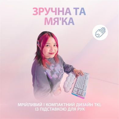Клавiатура Logitech G713 Linear White (920-010678) [605932]
