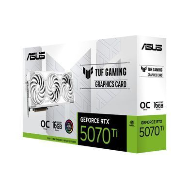 Відеокарта ASUS GeForce RTX 5070 TI 16GB GDDR7 OC TUF-RTX5070TI-O16G-WHITE-GAMING білий (90YV0MD3-M0NA00) [110334]