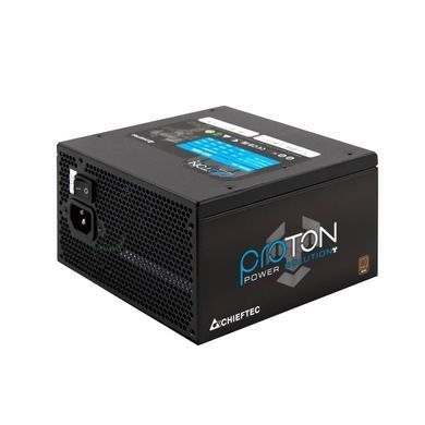 Блок живлення CHIEFTEC Proton (600W), >85%, 80+ Bronze, 120мм, 1xMB 24pin(20+4), 1xCPU 8pin(4+4), 3xMolex, 6xSATA, 2xPCIe 8pin(6+2) (BDF-600S) [112901]