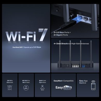Бездротовий маршрутизатор Mercusys (MR27BE) [616240]
