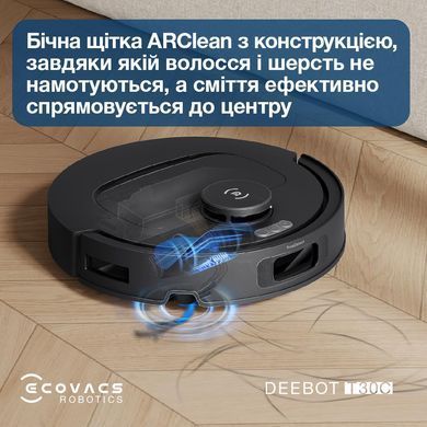 Робот-пилосос DEEBOT T30CDLX71 BLACK ECOVACS (DLX71 BLACK) [502381]