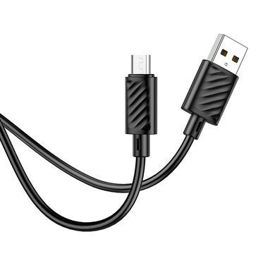 Кабель HOCO X88 Gratified charging data cable for Micro(unpackaged) Black (6931474783325(unp)) [805069]