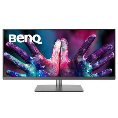 Монітор TFT 34" BenQ PD3420Q, IPS, WQHD, 2 x HDMI, DP, USB-C, USB-hub, HAS, колонки, темно-сірий (9H.LJHLB.QPE) [400453]