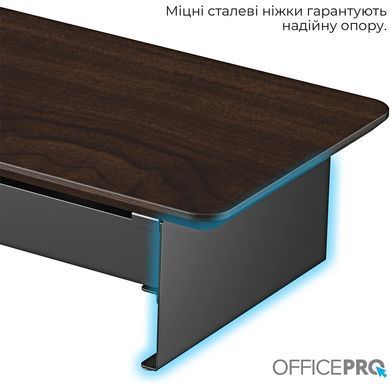 Підставка для монітора OfficePro Dark Wood/Black (MR164DW) [620227]