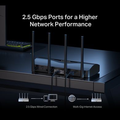 Бездротовий маршрутизатор Mercusys (MR27BE) [616240]