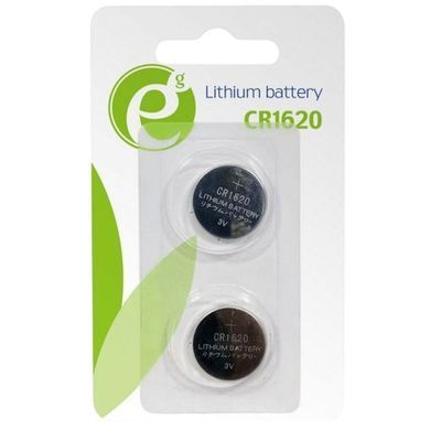 Батарейка EnerGenie Lithium CR1620 BL 2 шт (EG-BA-CR1620-01) [617330]
