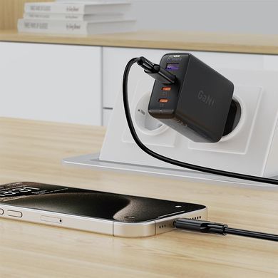 Кабель USB 2.0 AM-Type-C M, 1.2 м, 60W silicone C17-04 Black Acefast (6974316284178) [404586]