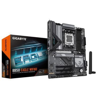 Материнська плата GIGABYTE B850 EAGLE WIFI6E sAM5 B850 4xDDR5 M.2 HDMI DP Wi-Fi BT ATX (B850_EAGLE_WIFI6E) [112880]