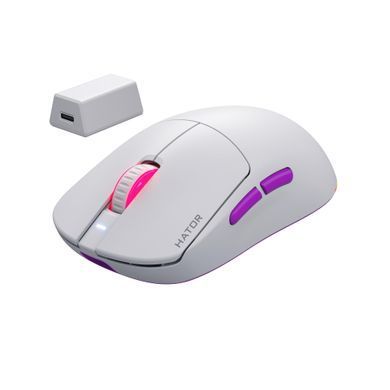 Миша бездротова Hator Quasar 3 Ultra 8K Wireless White (HTM771) [606742]