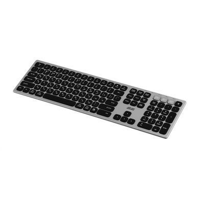 Клавіатура ножнична 2E KS270 109key, WL/BT, EN/UK, сіро-чорний (2E-KS270WBGR_UA) [103609]