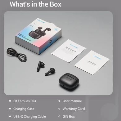 Навушники TWS Vention Elf Earbuds E03 Black (NBHB0) [401958]