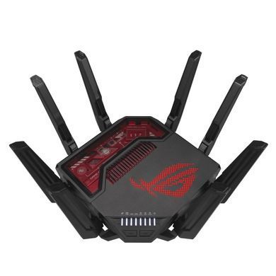 Маршрутизатор ASUS GT-BE19000 BE19000 1x10GE LAN, 3x2.5GE LAN, 1x10GE WAN/LAN, 1x2.5GE WAN/LAN, 1xUSB3.2, 1xUSB2.0, MESH (90IG0850-MO9A0V) [104694]