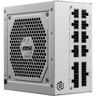 Блок живлення MSI (MAG A850GL PCIE5 WHITE) [303229]