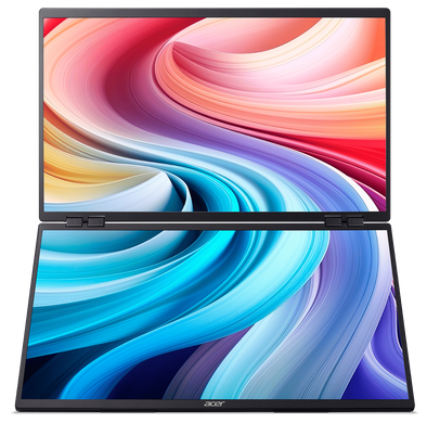 Монiтор 23.8" Acer Dual Portable PD243YEbmiuux Black (UM.QP3EE.E01) [203245]