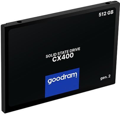 Накопичувач SSD 512GB Goodram CX400 Gen.2 2.5" SATAIII 3D TLC (SSDPR-CX400-512-G2) [607878]