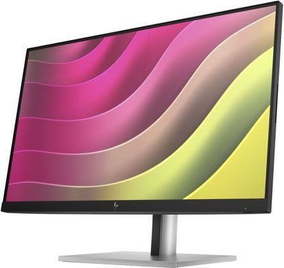 Монітор TFT 23.8" HP E24t G5, IPS, 75Hz, сенсорний, HDMI, DP, USB-hub, HAS, Pivot, чорно-сріблястий (6N6E6AA) [400467]