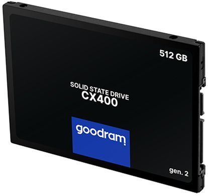 Накопичувач SSD 512GB Goodram CX400 Gen.2 2.5" SATAIII 3D TLC (SSDPR-CX400-512-G2) [607878]