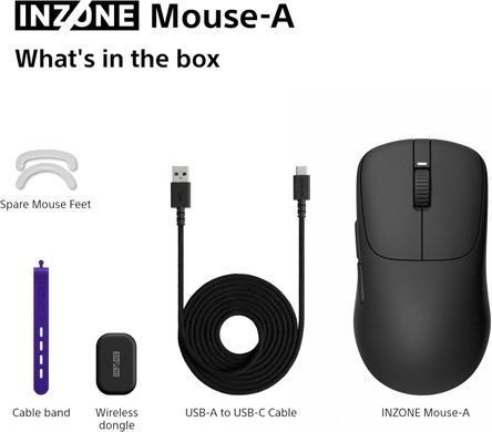 Миша ігрова Sony INZONE Wireless (MSEG500B.E) [113783]