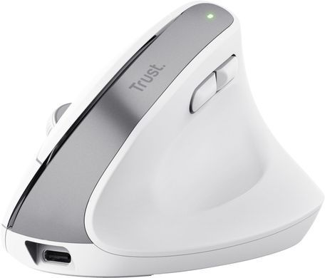 Миша Trust Bayo+ Multidevice Ergonomic, BT/WL/USB-A, біла (25399_TRUST) [110865]