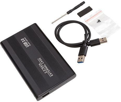 Зовнішня кишеня PowerPlant для HDD 2.5" USB3.0 (HC380015) [607035]