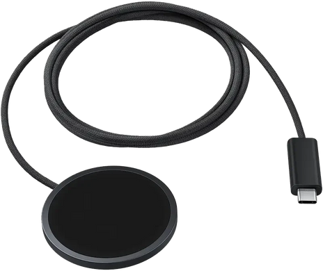 Бездротовий зарядний пристрій Samsung 25W Magnet Wireless Charger with TA 45W Dark Gray (EP-P2900TBEGWW) [204281]