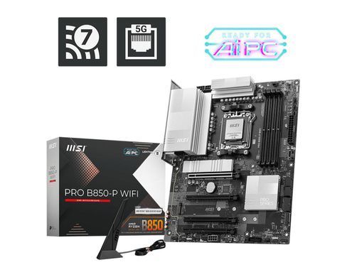 Материнcька плата MSI PRO B850-P WIFI sAM5 B850 4xDDR5 M.2 HDMI WiFi BT ATX (911-7E56-008) [19264]