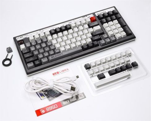Клавіатура Bloody B950 RGB Warrior Grey (B950 RGB (Warrior Grey)) [605998]