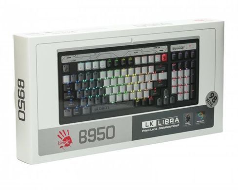 Клавіатура Bloody B950 RGB Warrior Grey (B950 RGB (Warrior Grey)) [605998]