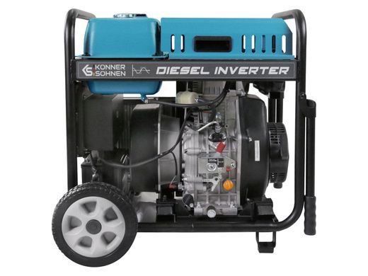 Генератор дизельний інверторний Konner&Sohnen KS 6100iDE ATSR, 230В, 5.5кВт, АВР(ATS), електростартер, 98кг (KS6100IDEATSR) [105977]