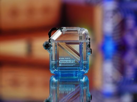 Навушники TWS Gravastar Sirius P5, BT 5.2, IPX4, Transparent Blue (GRAVASTARP5_XTAL_BLU_V2) [17428]